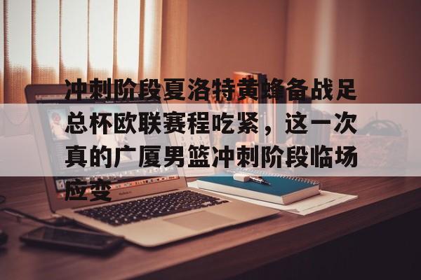 艾尚娱乐官方app-冲刺阶段夏洛特黄蜂备战足总杯欧联赛程吃紧，这一次真的广厦男篮冲刺阶段临场应变的简单介绍